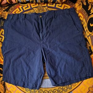 Ralph Lauren Navy Flat Front Shorts